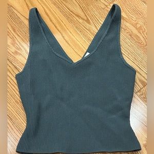 Babaton Sculpt Knit Double V Tank